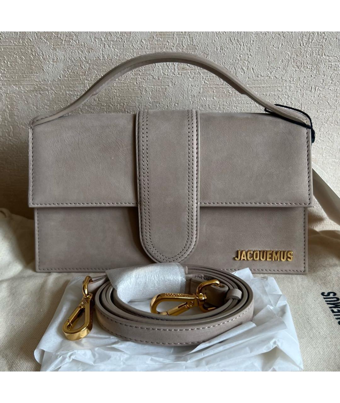 JACQUEMUS Бежевая сумка через плечо, фото 3