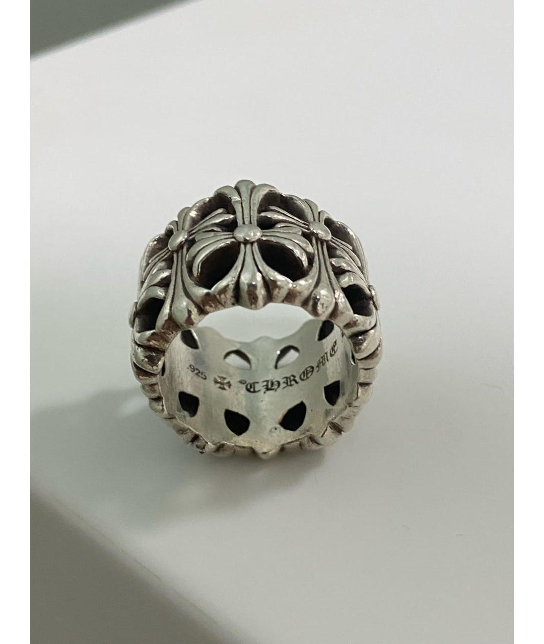 CHROME HEARTS Серебряное серебряное кольцо, фото 2