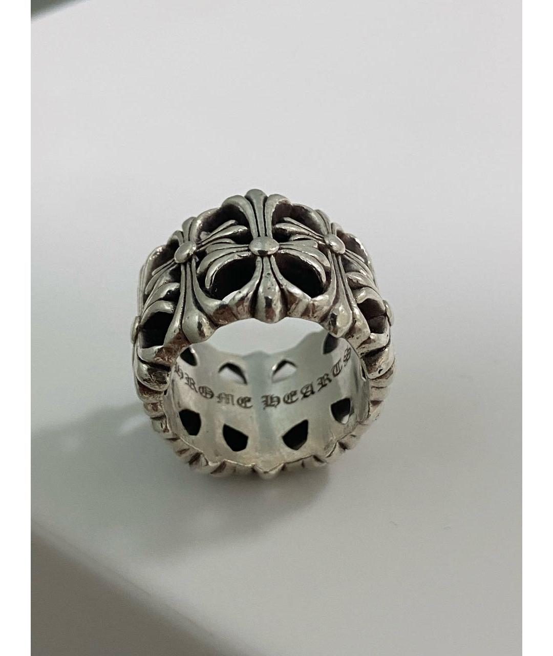 CHROME HEARTS Серебряное серебряное кольцо, фото 3