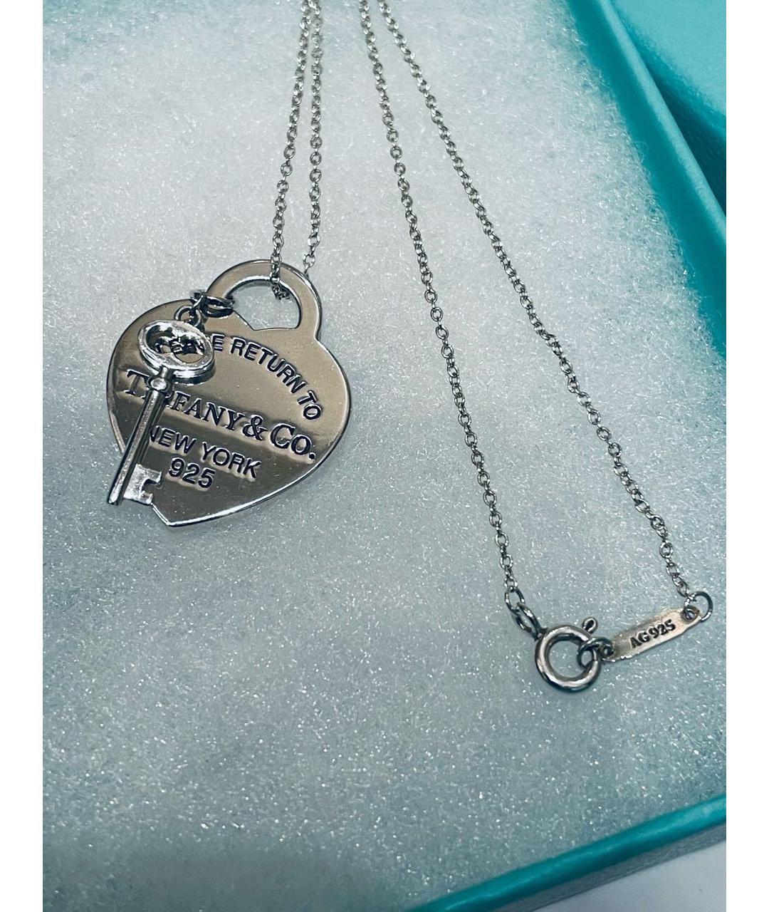 TIFFANY&CO Серебряная серебряная подвеска, фото 4