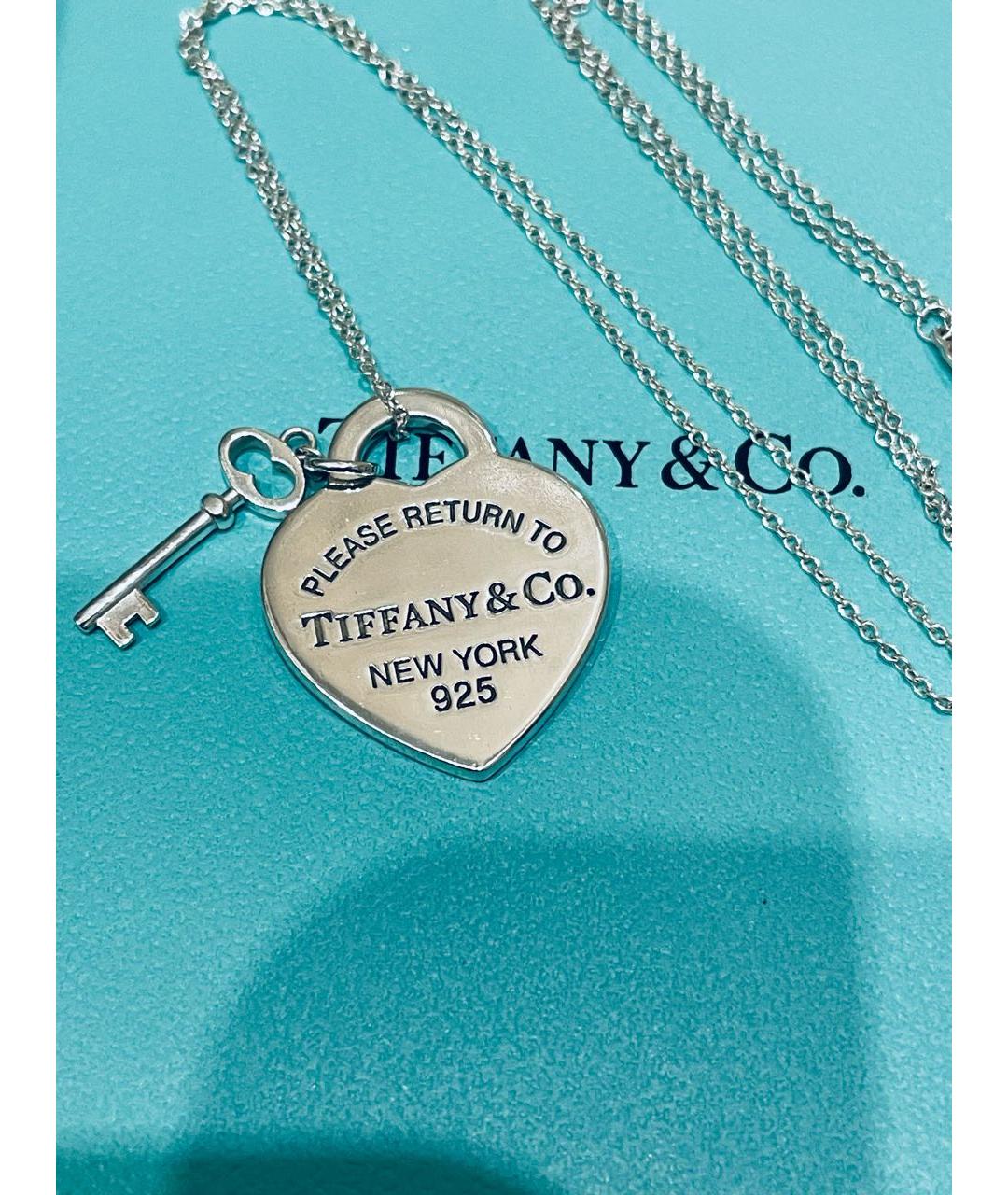 TIFFANY&CO Серебряная серебряная подвеска, фото 6