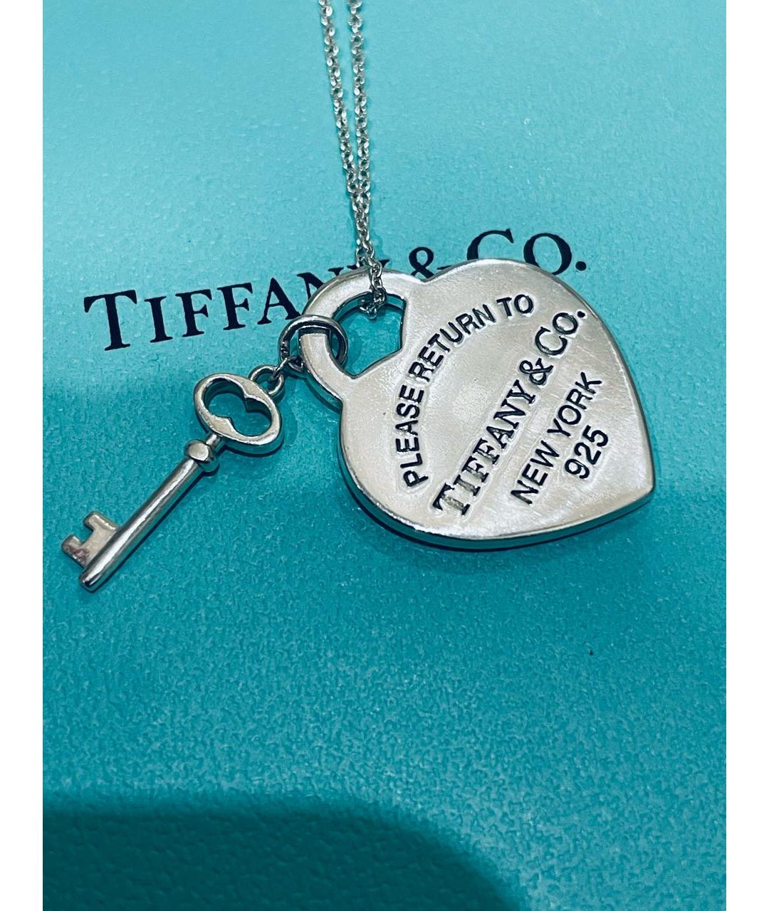 TIFFANY&CO Серебряная серебряная подвеска, фото 7