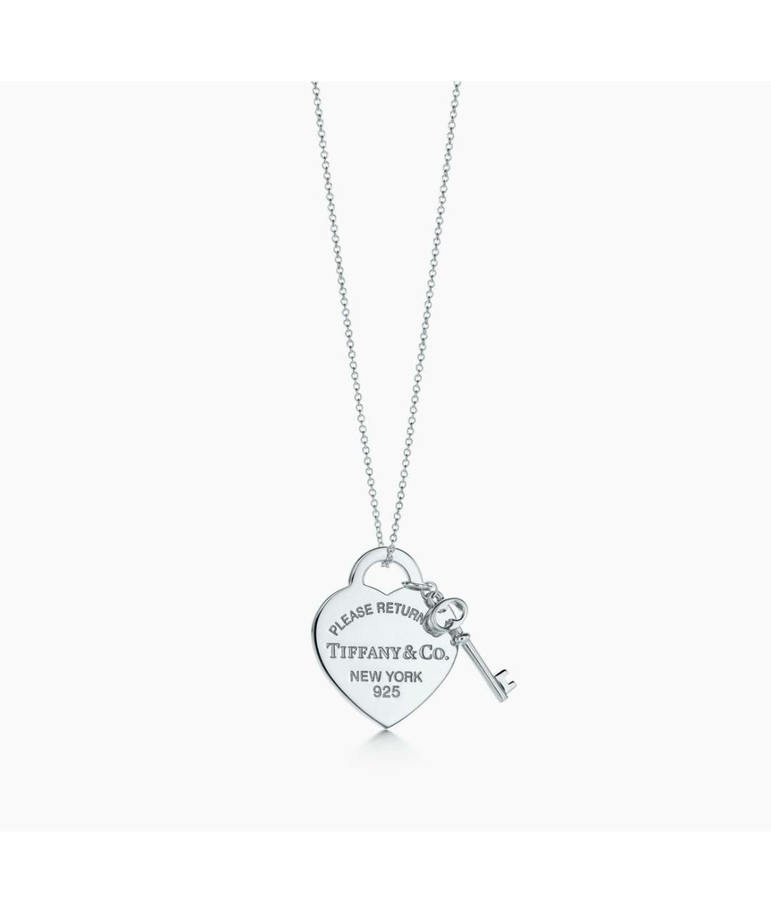 TIFFANY&CO Серебряная серебряная подвеска, фото 8