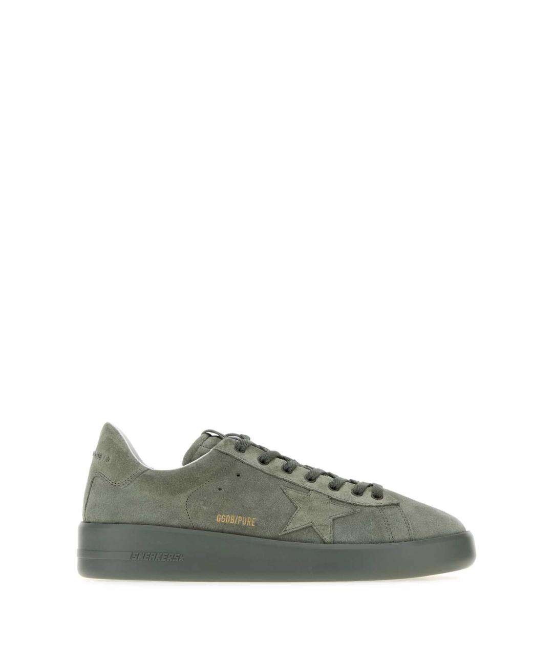 GOLDEN GOOSE DELUXE BRAND Мульти замшевые низкие кроссовки / кеды, фото 1