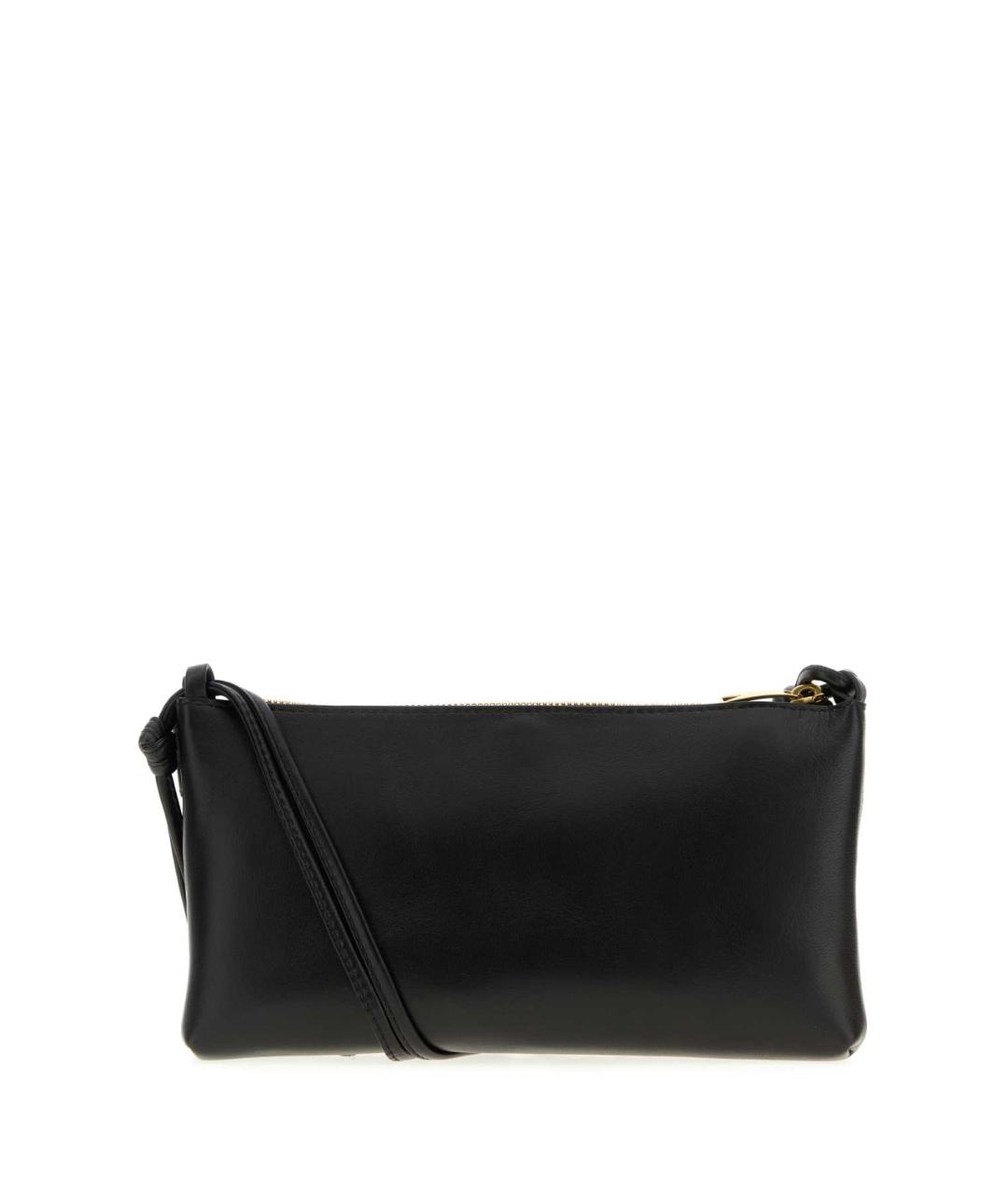 BOTTEGA VENETA Черная кожаная сумка через плечо, фото 3