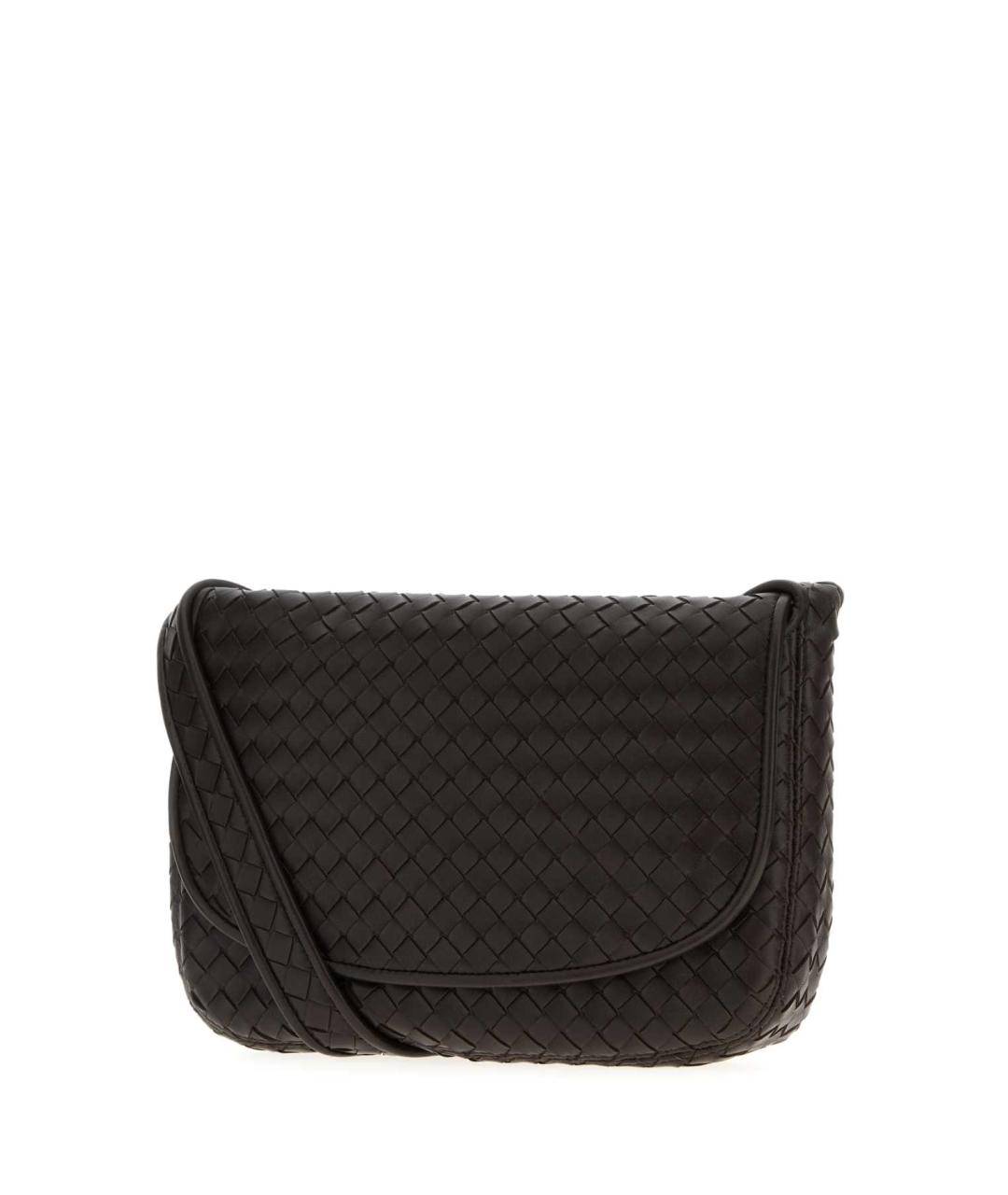 BOTTEGA VENETA Коричневая кожаная сумка на плечо, фото 2