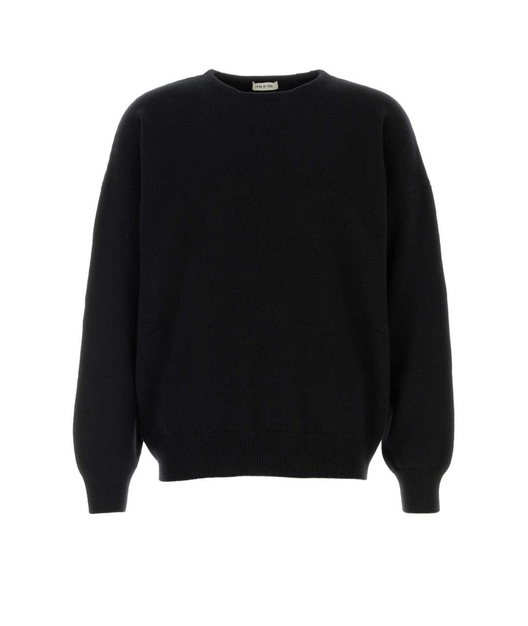 FEAR OF GOD Черный шерстяной джемпер / свитер, фото 3