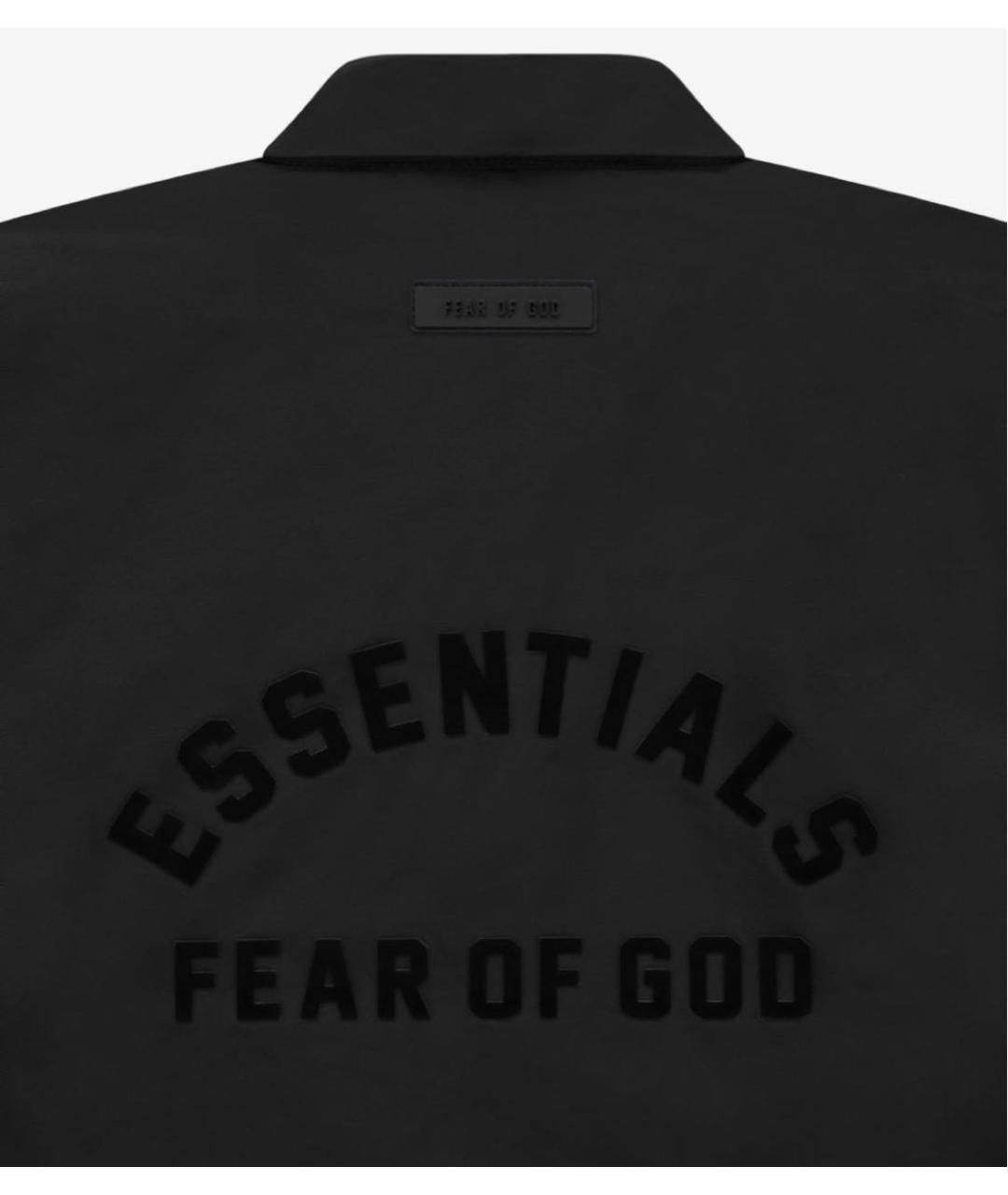 FEAR OF GOD ESSENTIALS Черная куртка, фото 3
