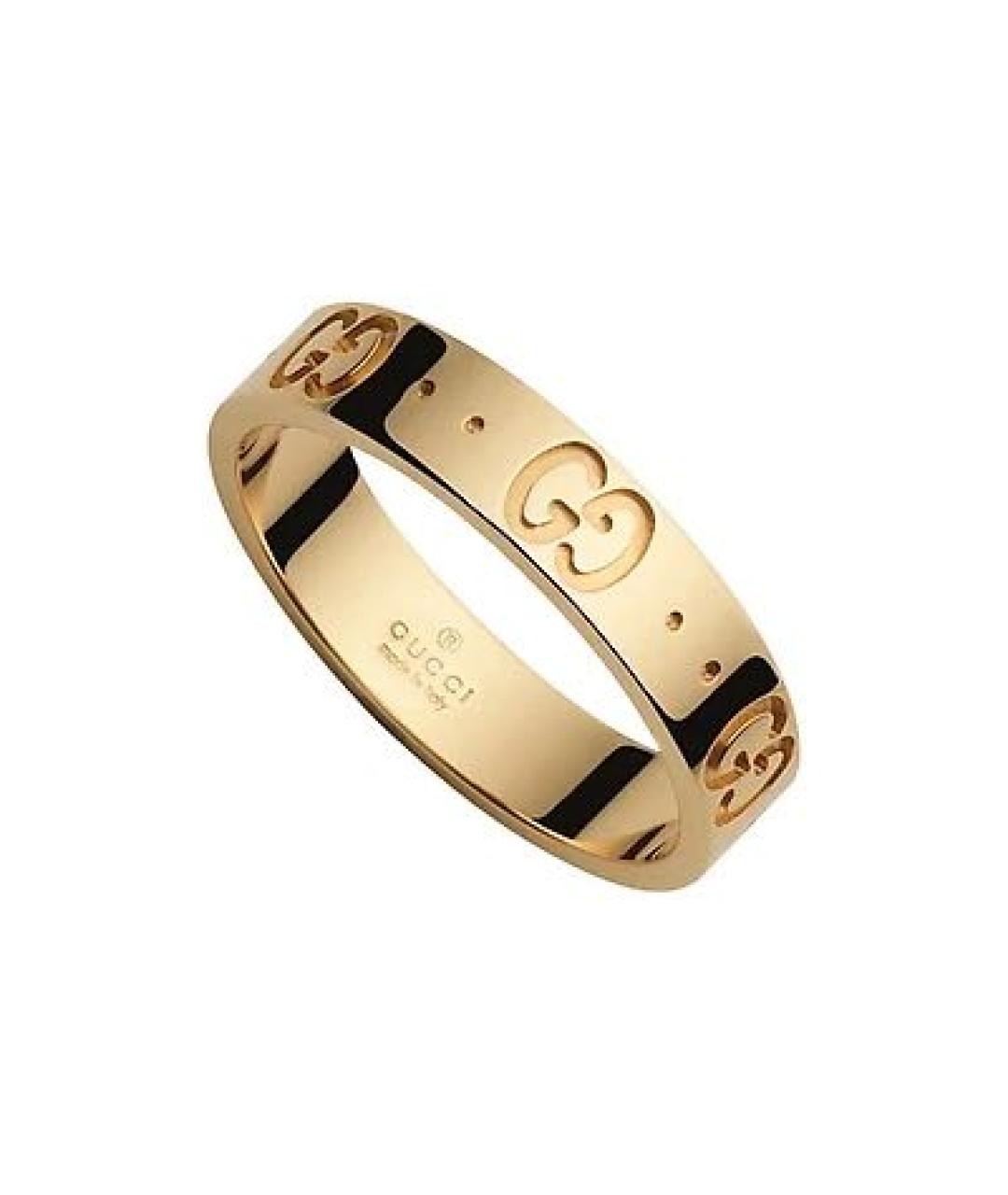 GUCCI Золотое кольцо из желтого золота, фото 1