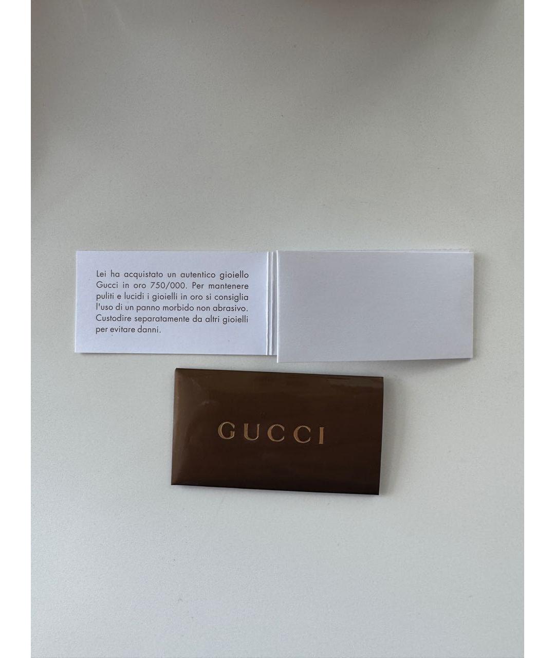 GUCCI Золотое кольцо из желтого золота, фото 5