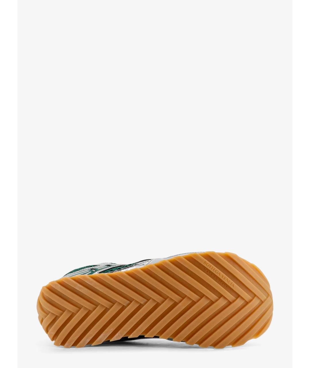 BOTTEGA VENETA Мульти синтетические низкие кроссовки / кеды, фото 4