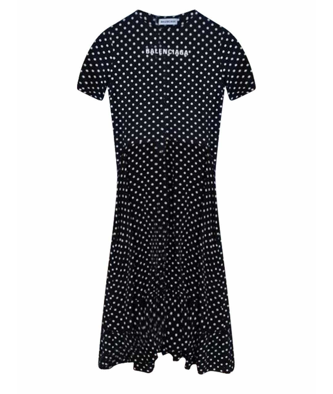 BALENCIAGA Черное повседневное платье, фото 1