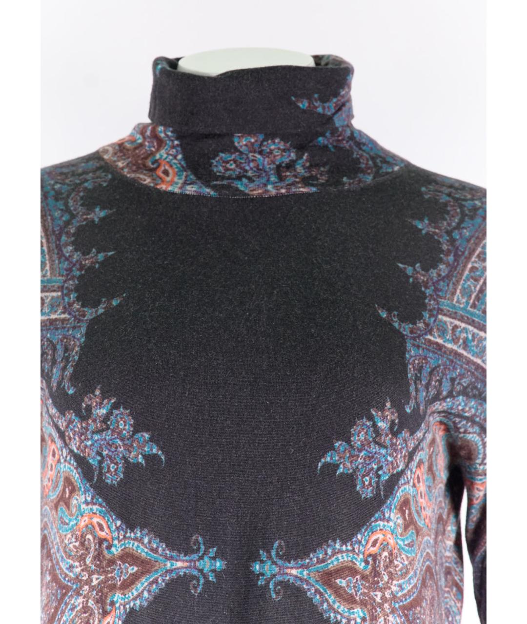 ETRO Серое шелковое повседневное платье, фото 3