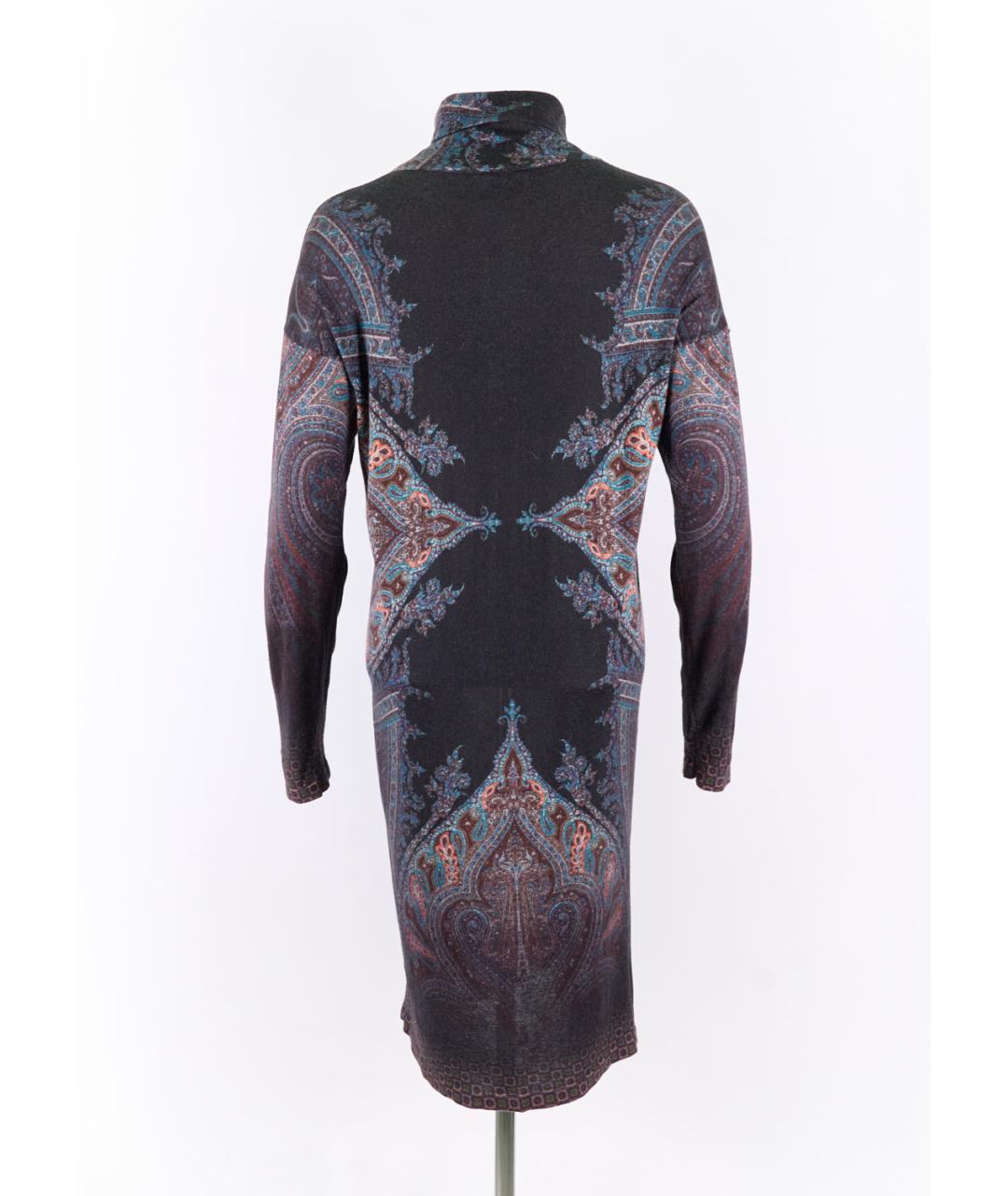 ETRO Серое шелковое повседневное платье, фото 4