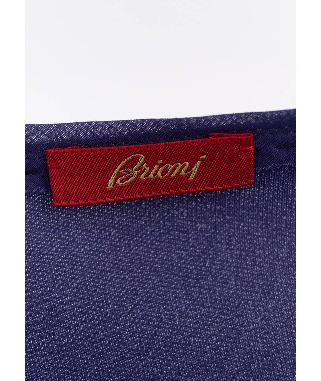 BRIONI Фиолетовое шелковое повседневное платье, фото 5