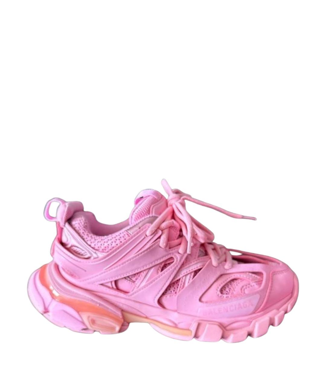 BALENCIAGA Розовые резиновые кроссовки, фото 1