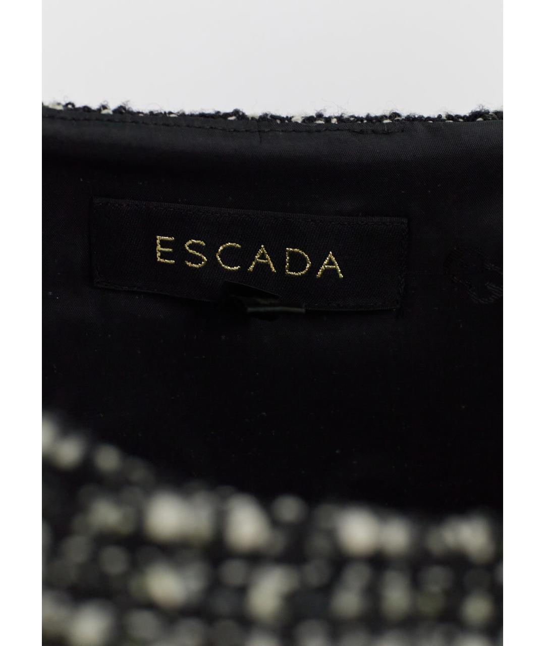ESCADA Серое шерстяное повседневное платье, фото 4