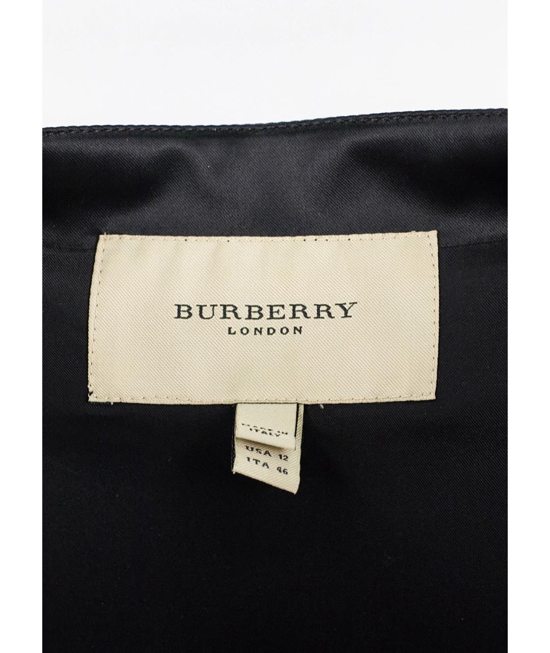 BURBERRY Черное повседневное платье, фото 5