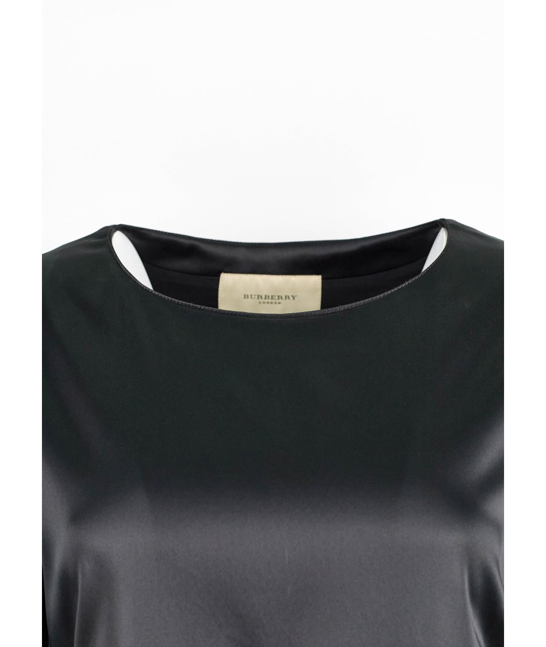BURBERRY Черное повседневное платье, фото 3