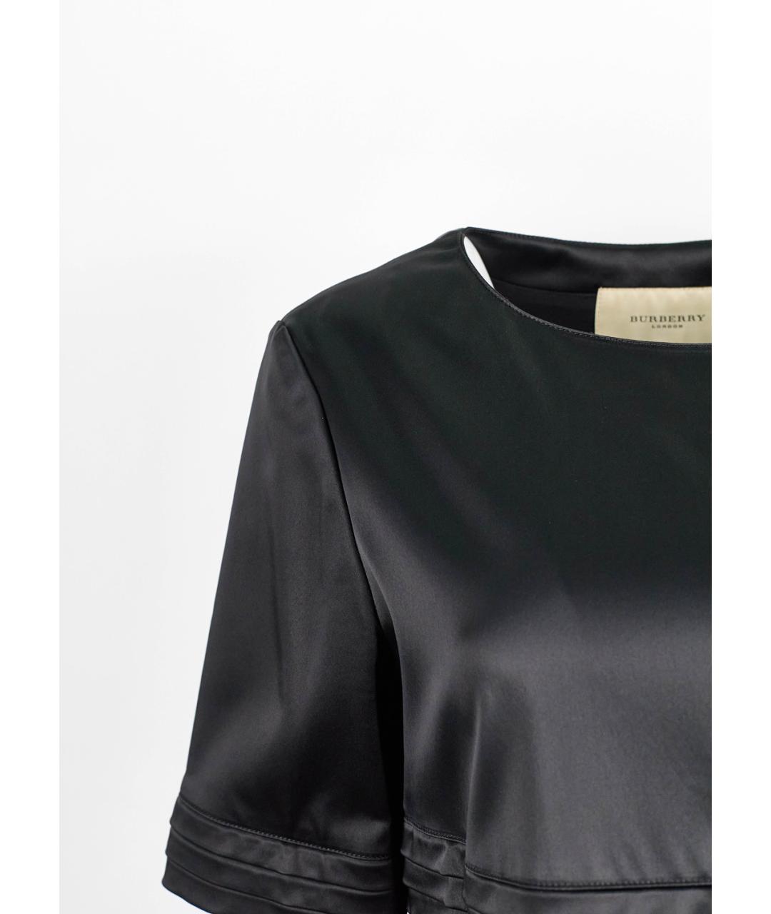 BURBERRY Черное повседневное платье, фото 2
