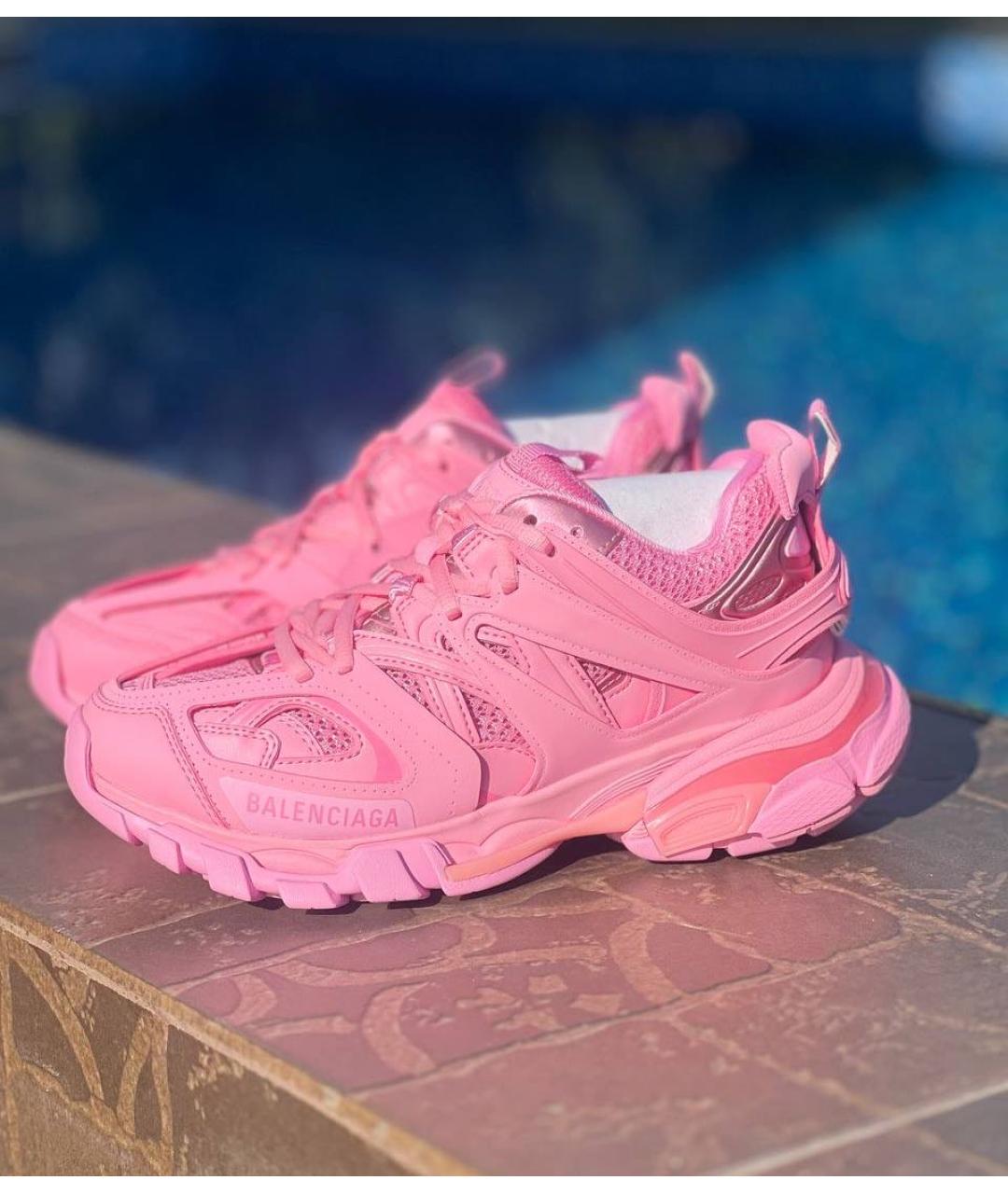 BALENCIAGA Розовые кроссовки, фото 9