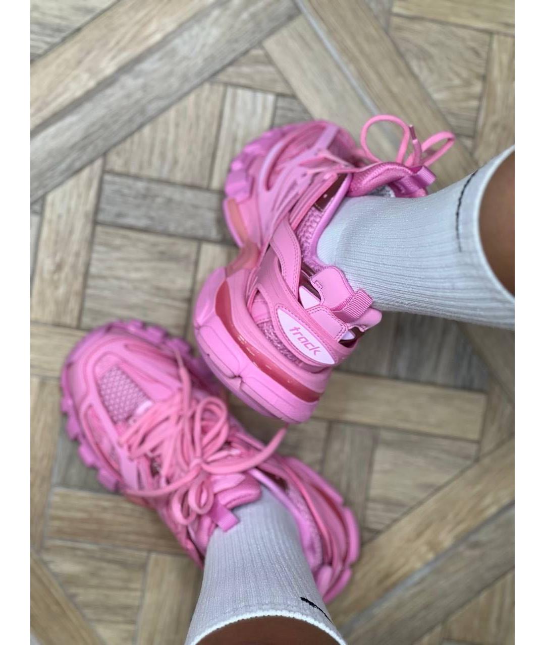 BALENCIAGA Розовые кроссовки, фото 7
