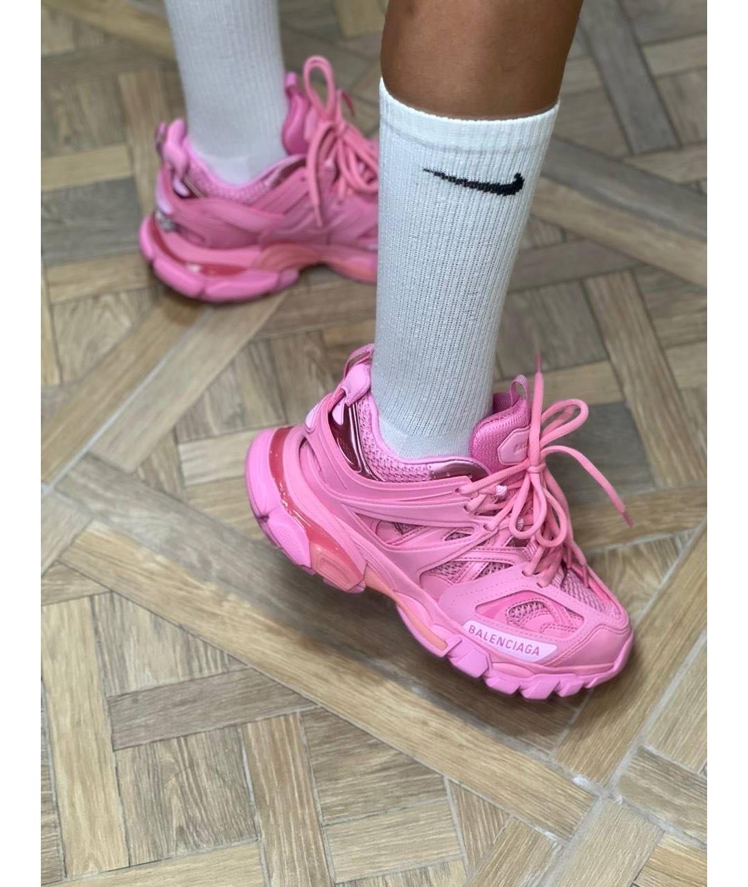 BALENCIAGA Розовые кроссовки, фото 6