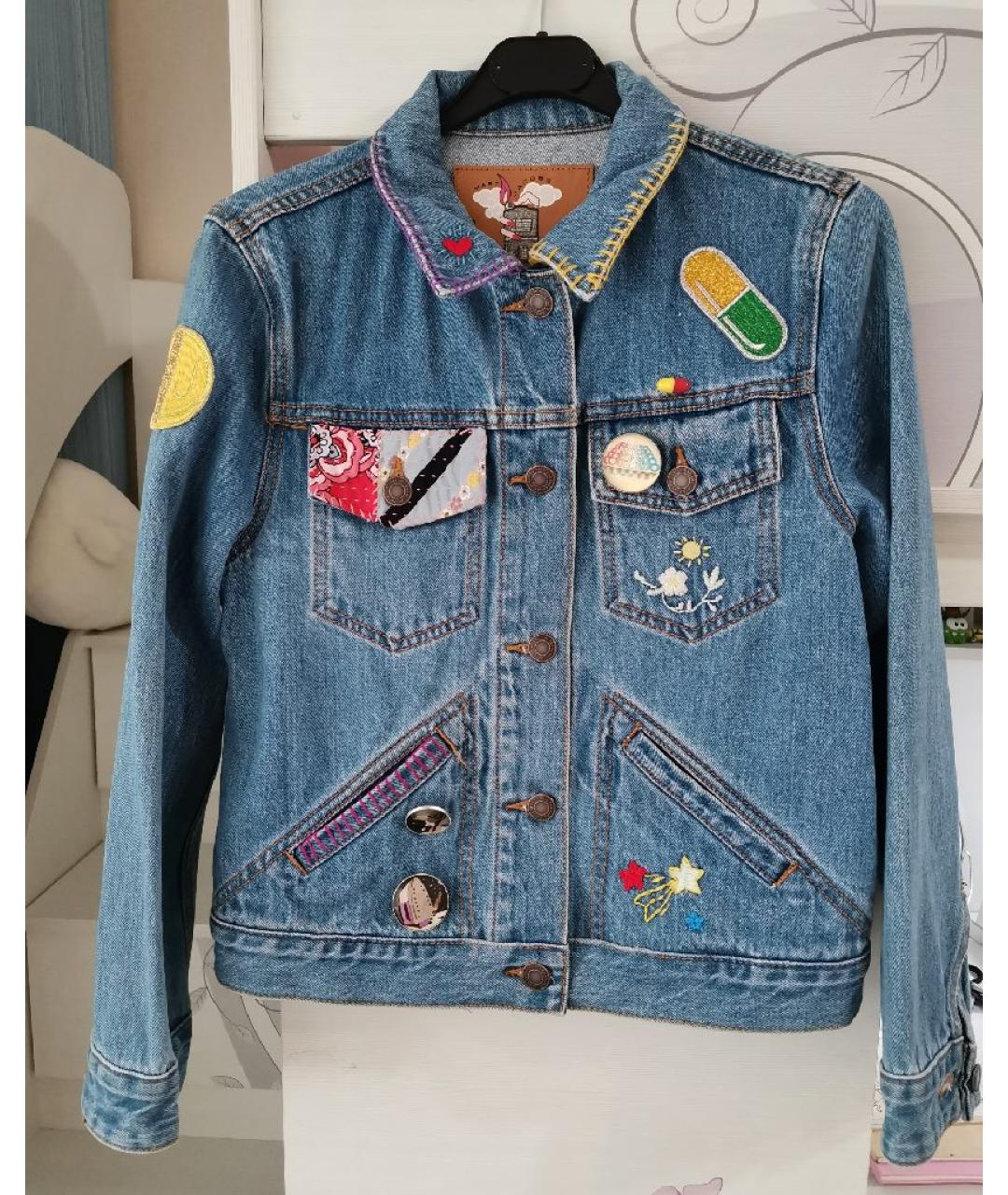 MARC JACOBS Голубой хлопковый жакет/пиджак, фото 10