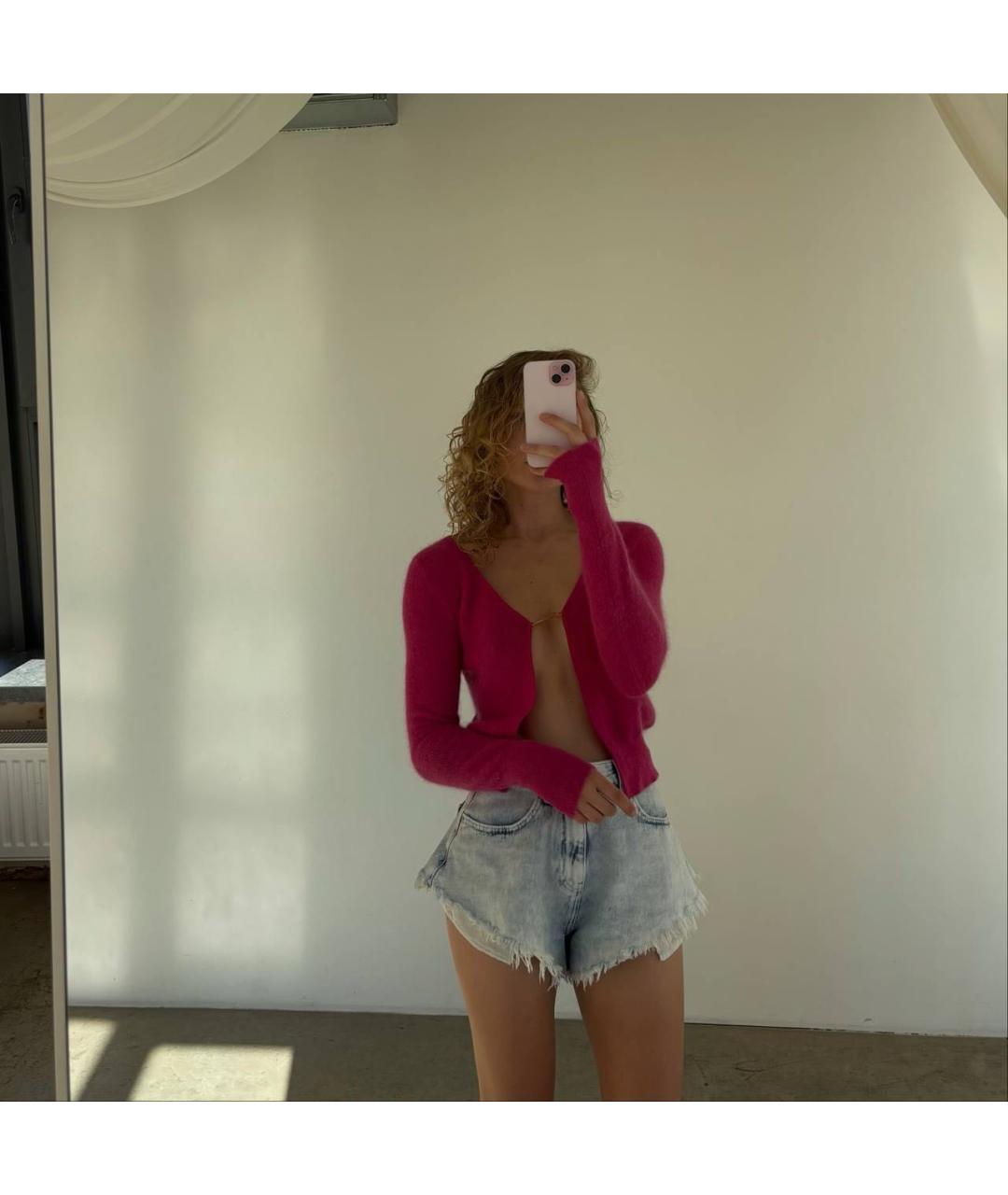 JACQUEMUS Розовый кардиган, фото 4