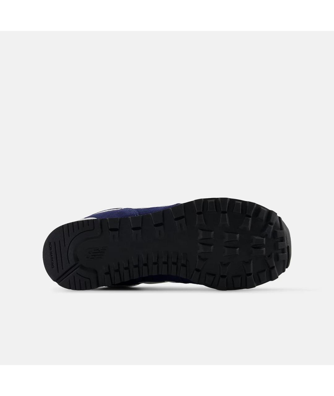 NEW BALANCE Темно-синие замшевые кроссовки, фото 5