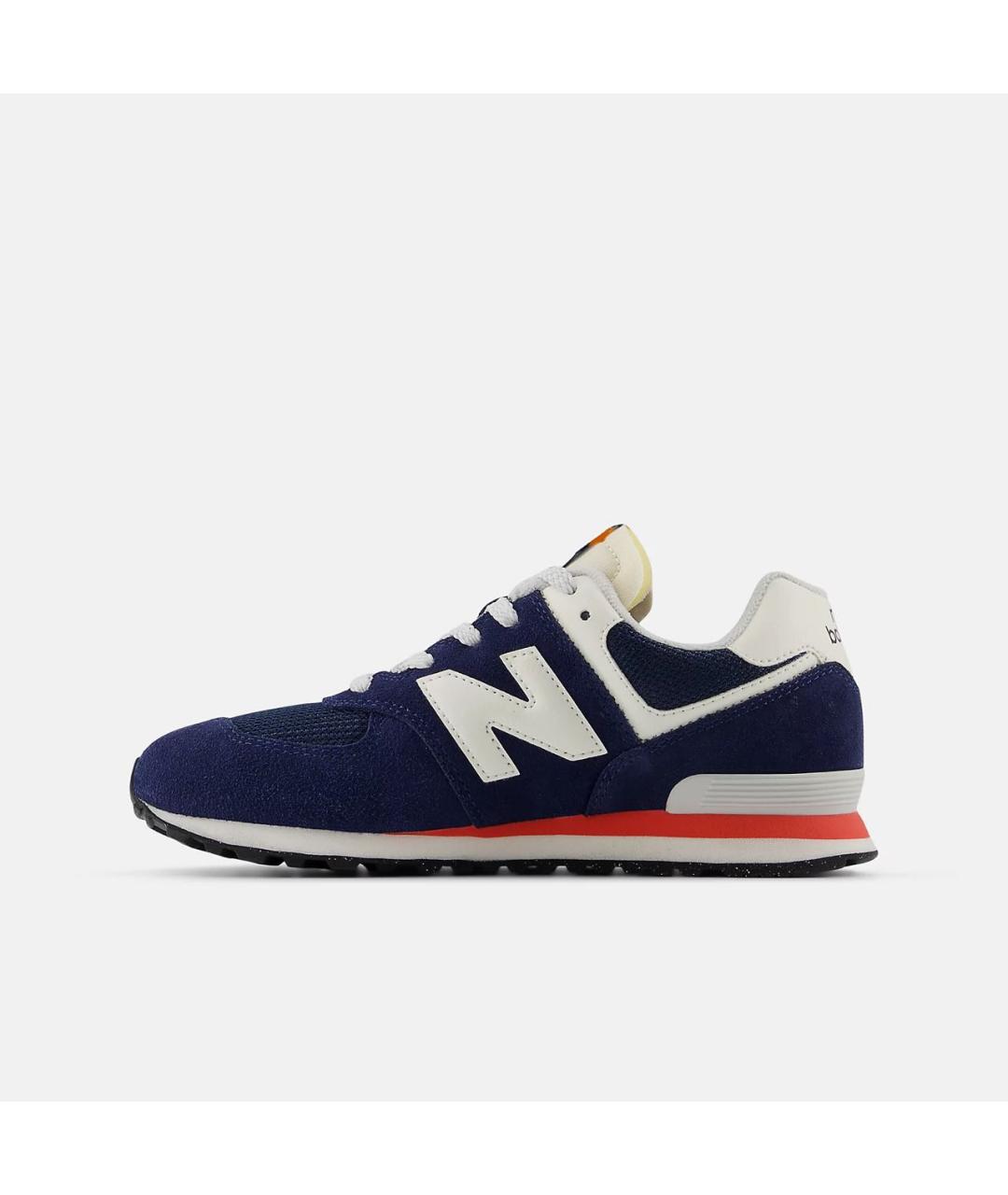 NEW BALANCE Темно-синие замшевые кроссовки, фото 3