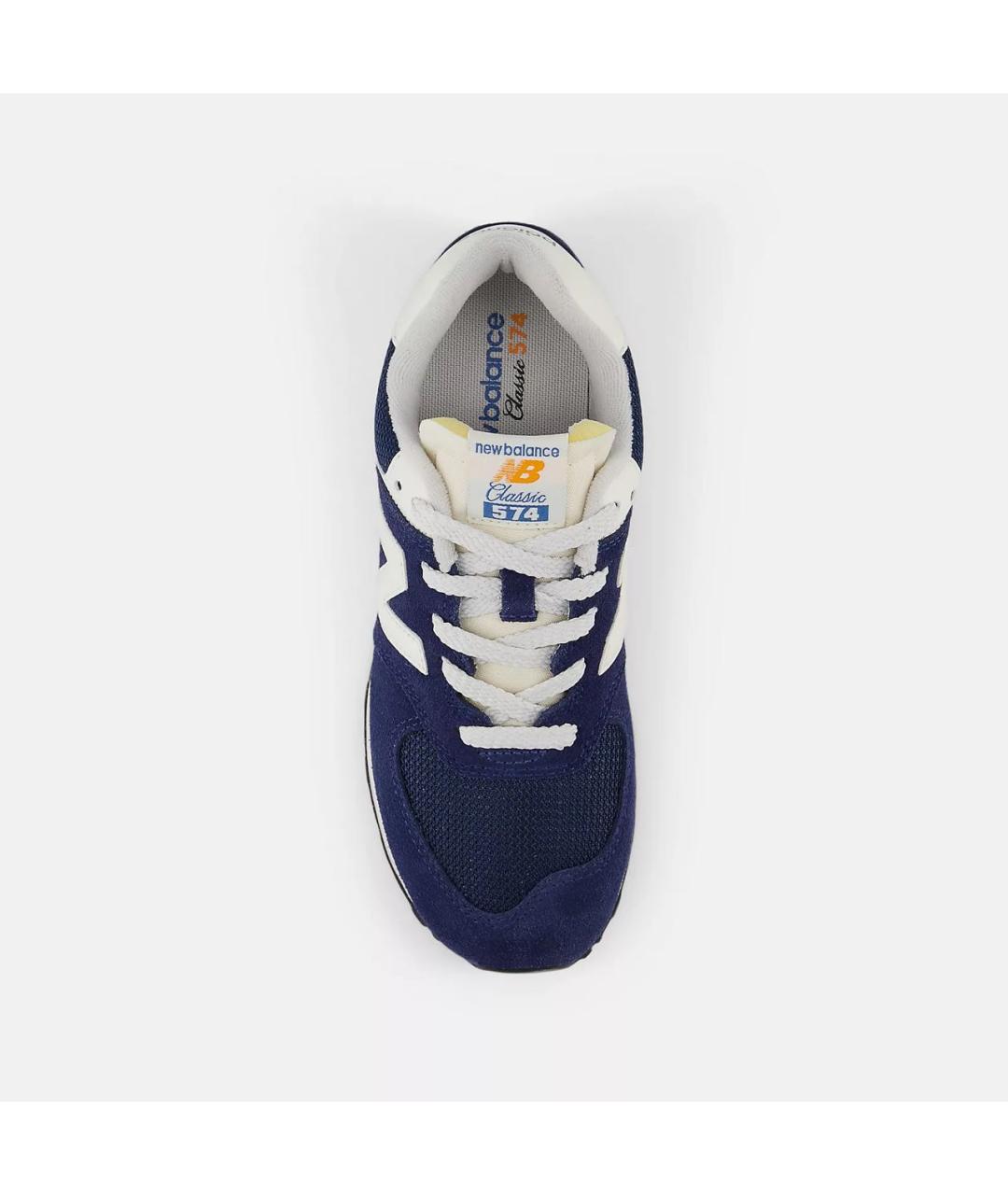 NEW BALANCE Темно-синие замшевые кроссовки, фото 4