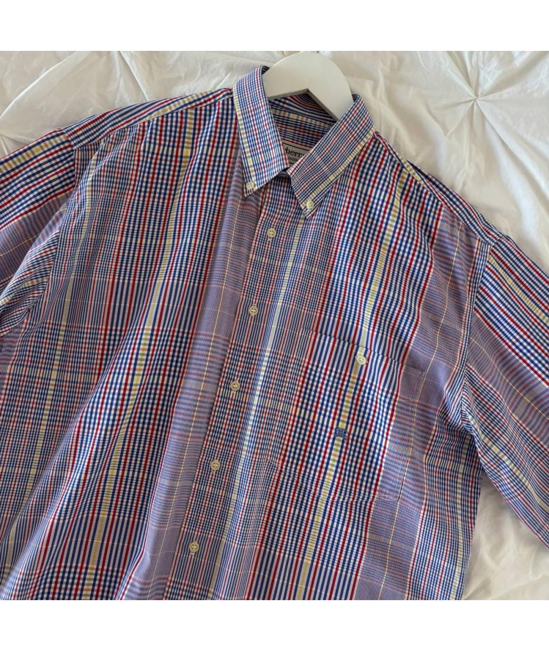 BURBERRY Фиолетовая хлопковая рубашка, фото 3