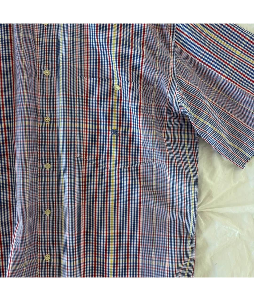 BURBERRY Фиолетовая хлопковая рубашка, фото 4