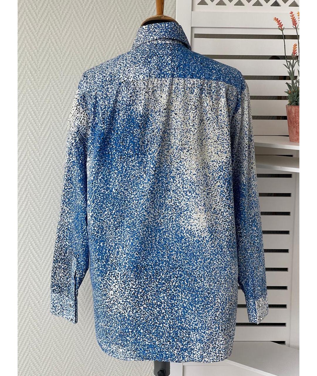 KENZO Голубая хлопковая рубашка, фото 2