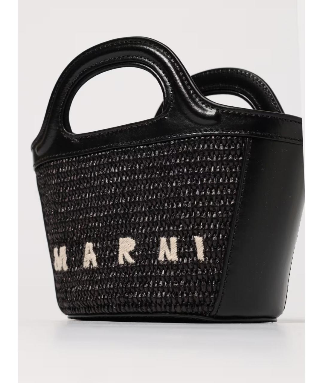 MARNI Черная сумка тоут, фото 4