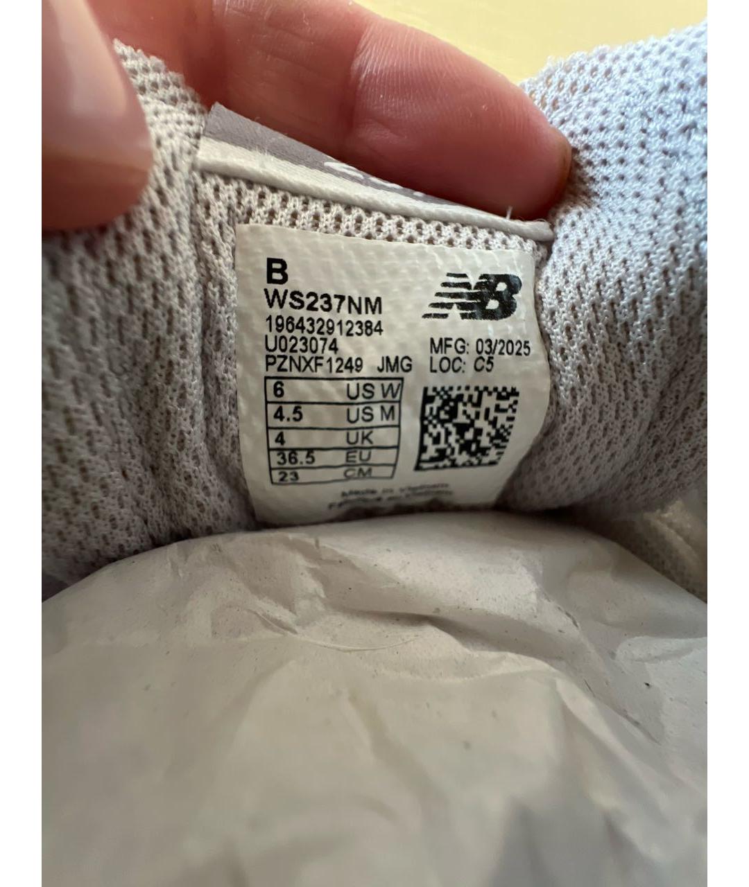 NEW BALANCE Серые кроссовки, фото 4