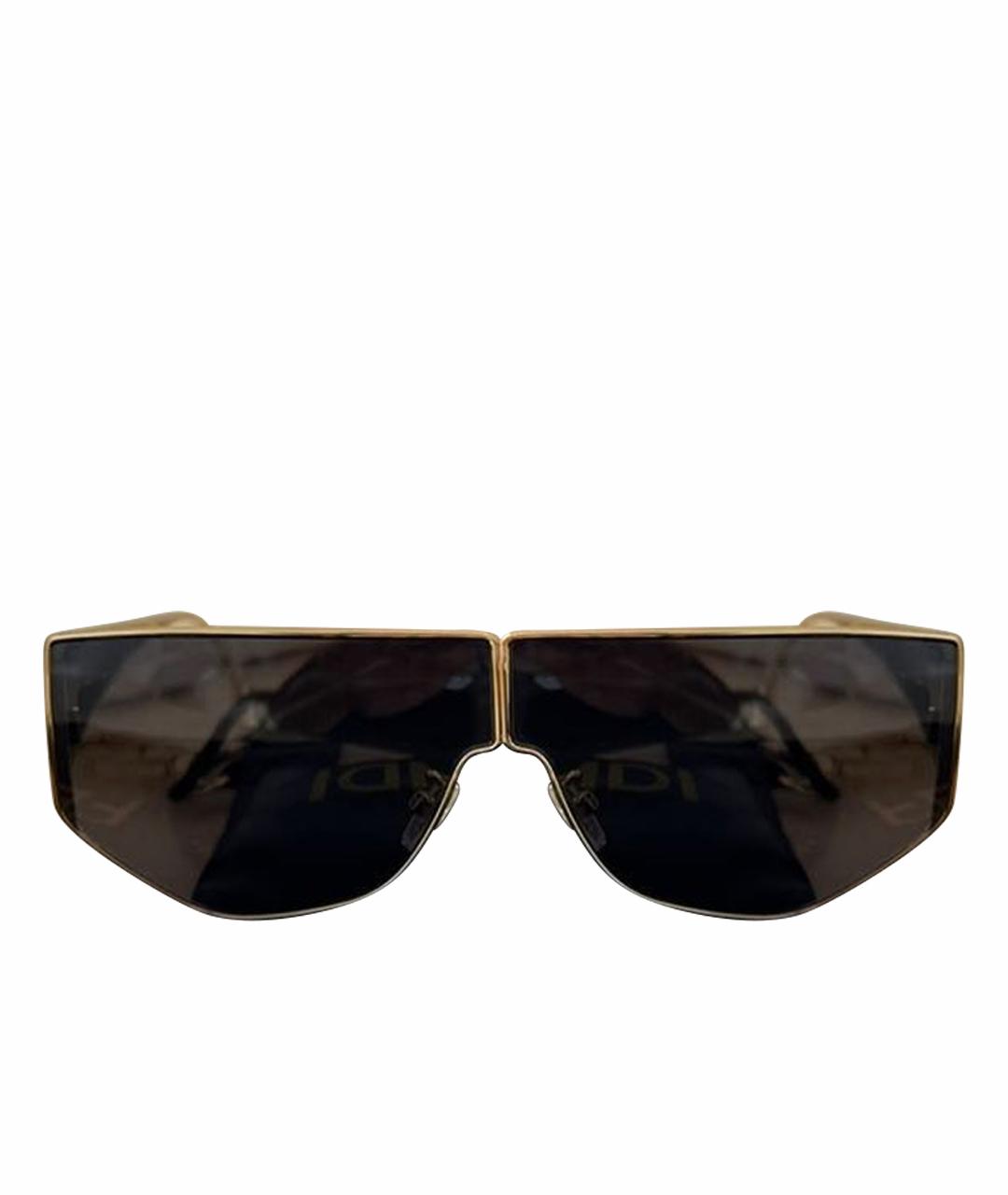 FENDI Черные солнцезащитные очки, фото 1