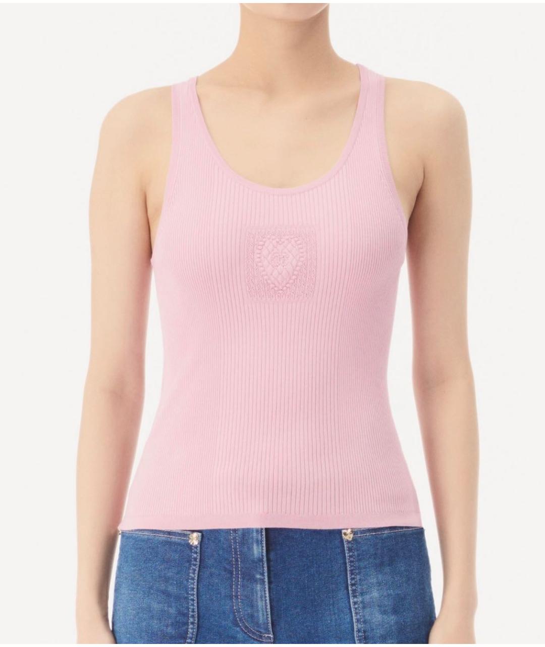 CHANEL Розовая майка, фото 4