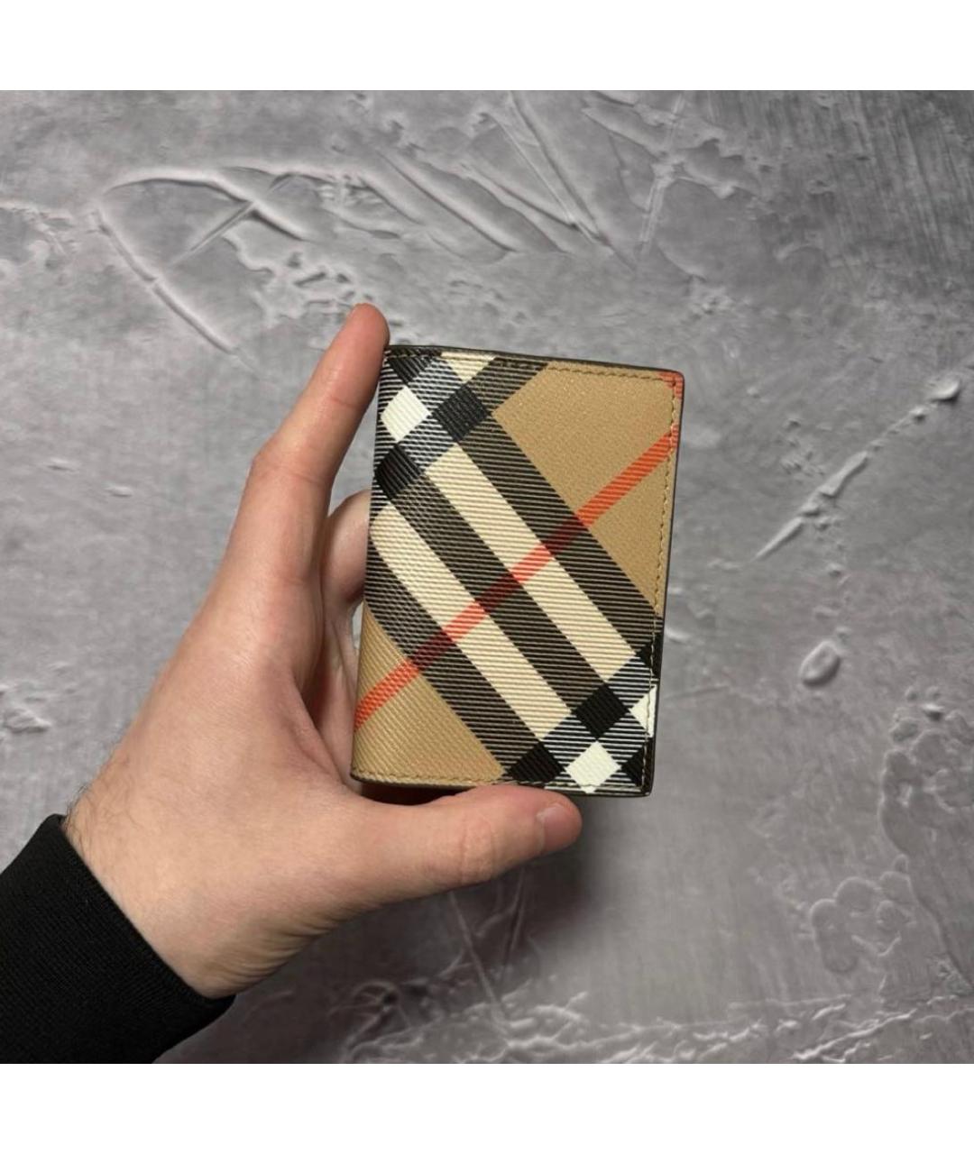 BURBERRY Кожаный кардхолдер, фото 2