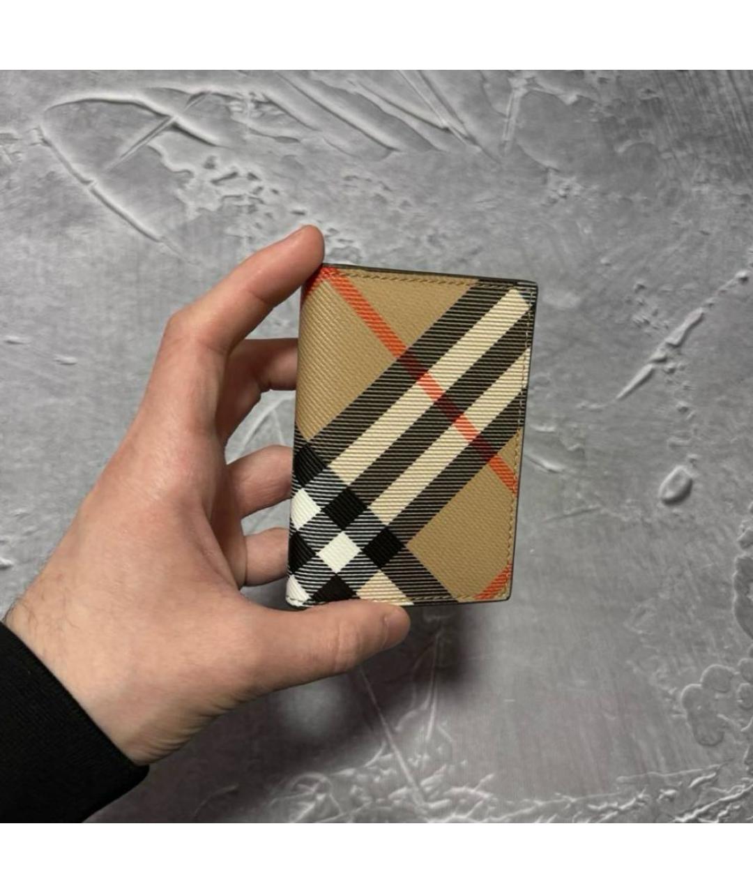 BURBERRY Кожаный кардхолдер, фото 4