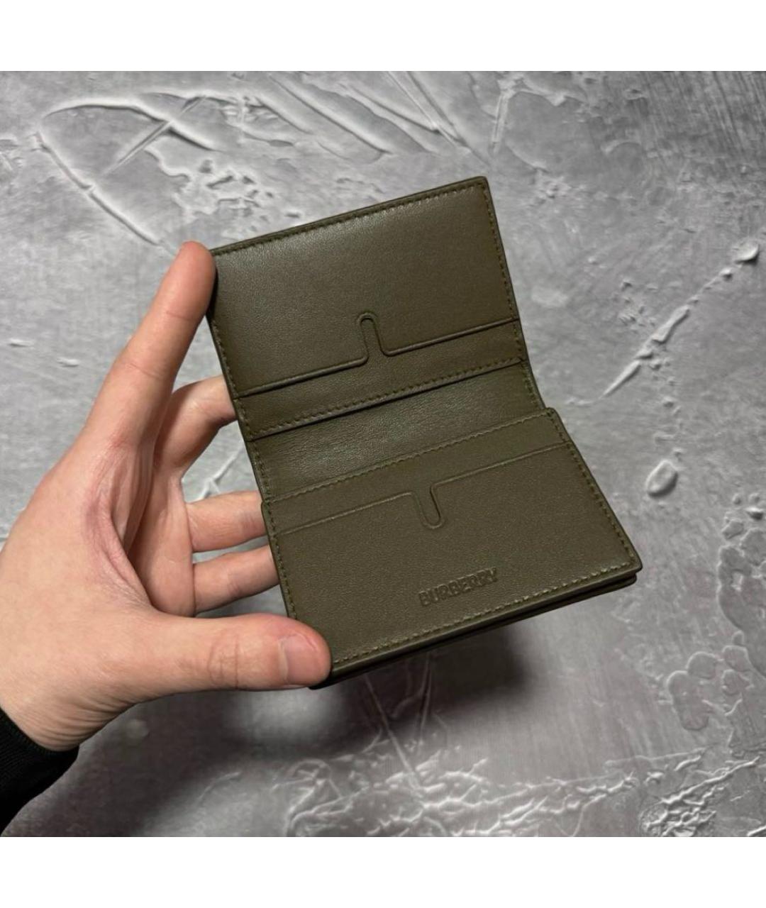 BURBERRY Кожаный кардхолдер, фото 5