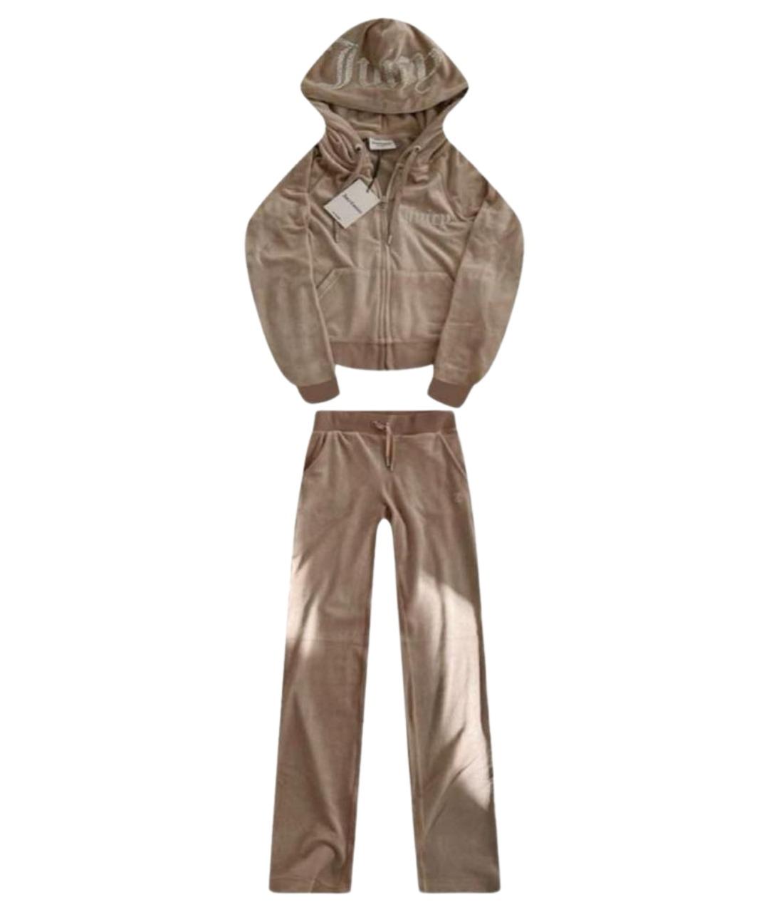 JUICY COUTURE Бежевый полиэстеровый спортивные костюмы, фото 1