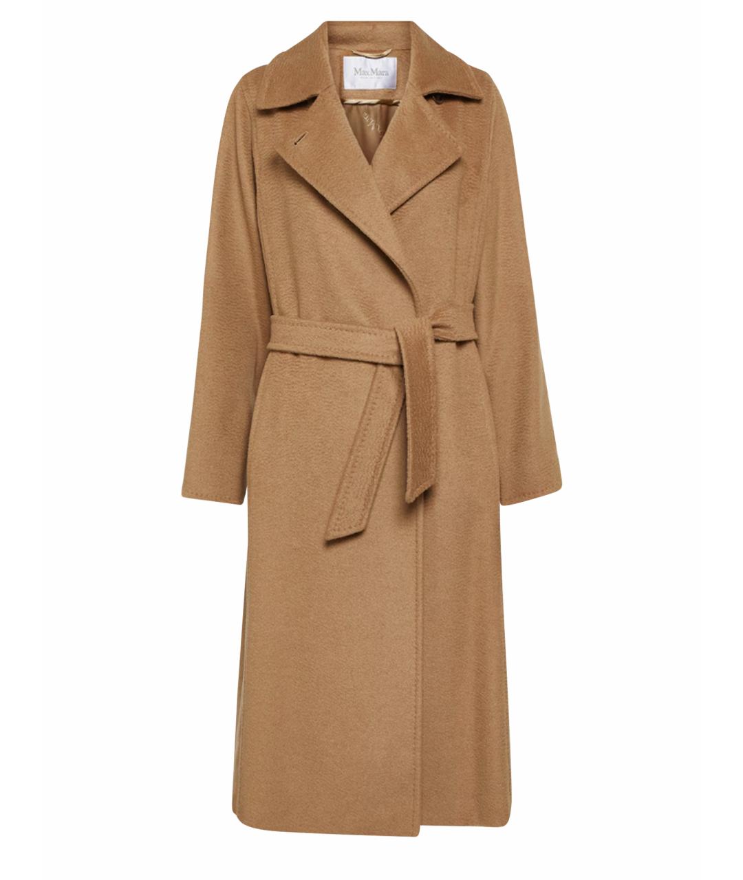 MAX MARA Бежевое шерстяное пальто, фото 1