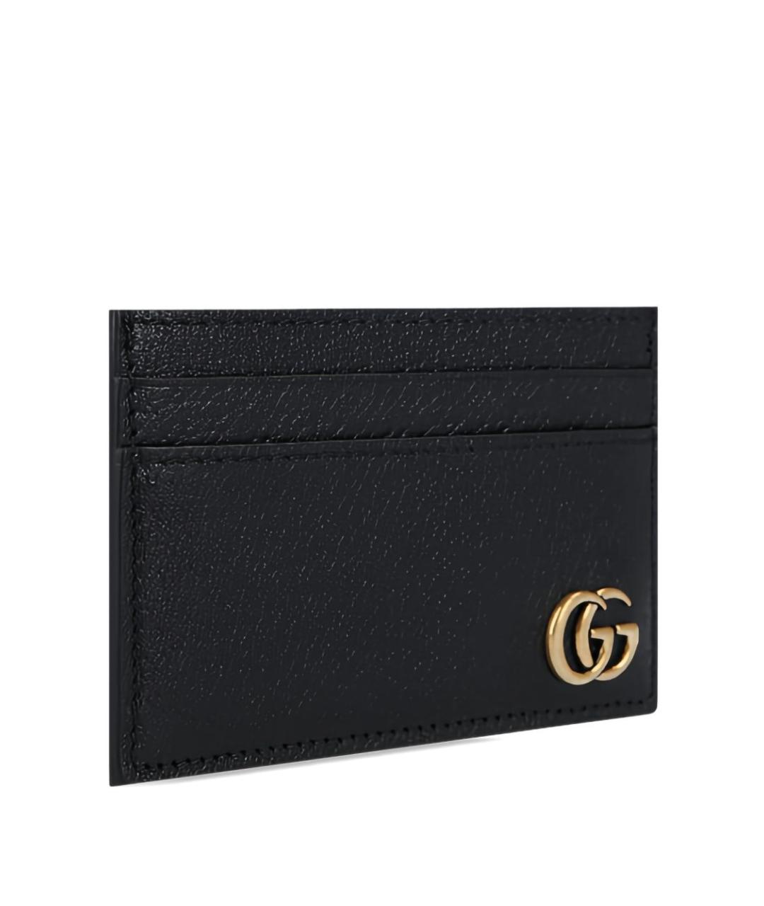 GUCCI Черный кожаный кардхолдер, фото 4