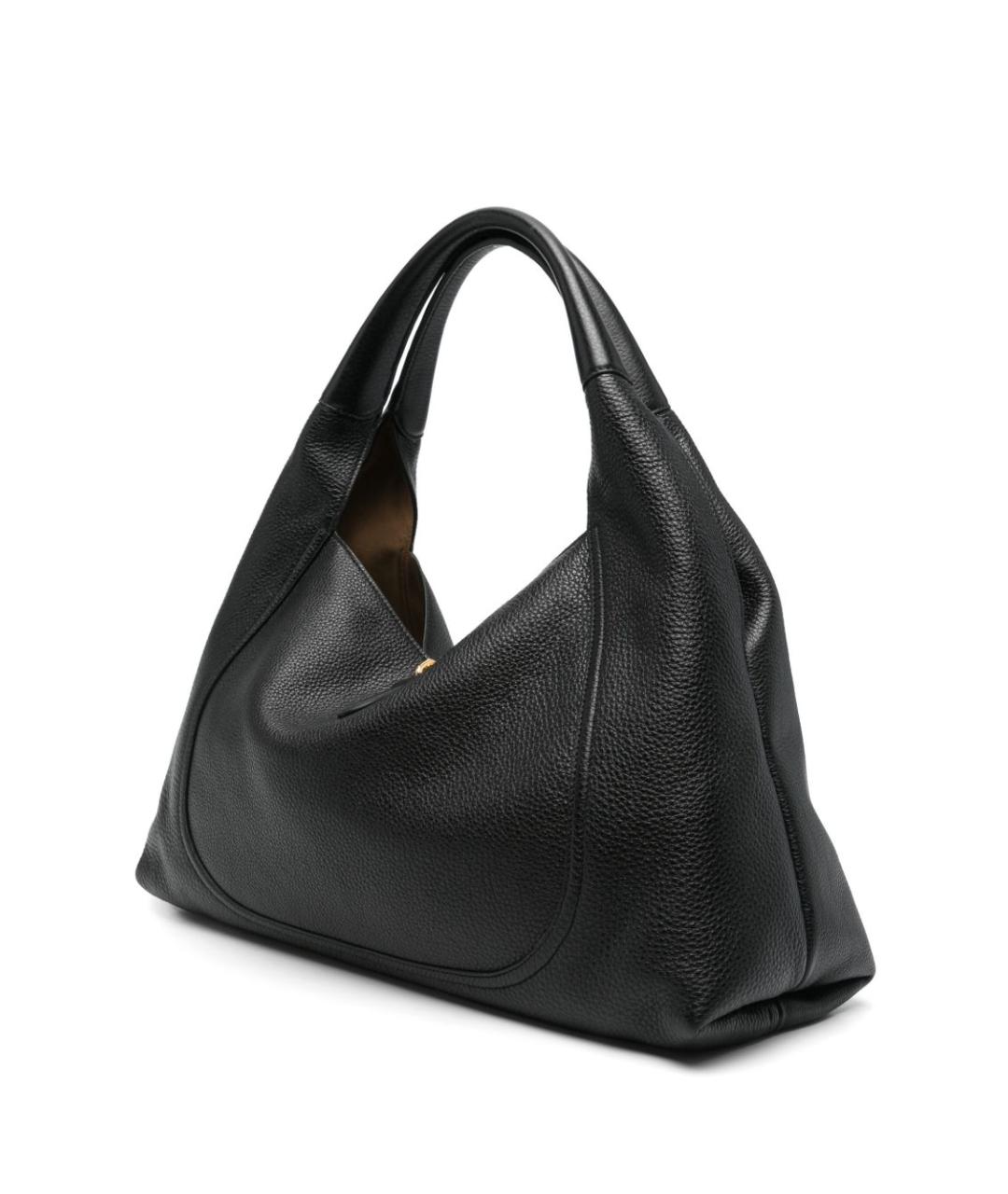 GUCCI Черная кожаная сумка тоут, фото 4