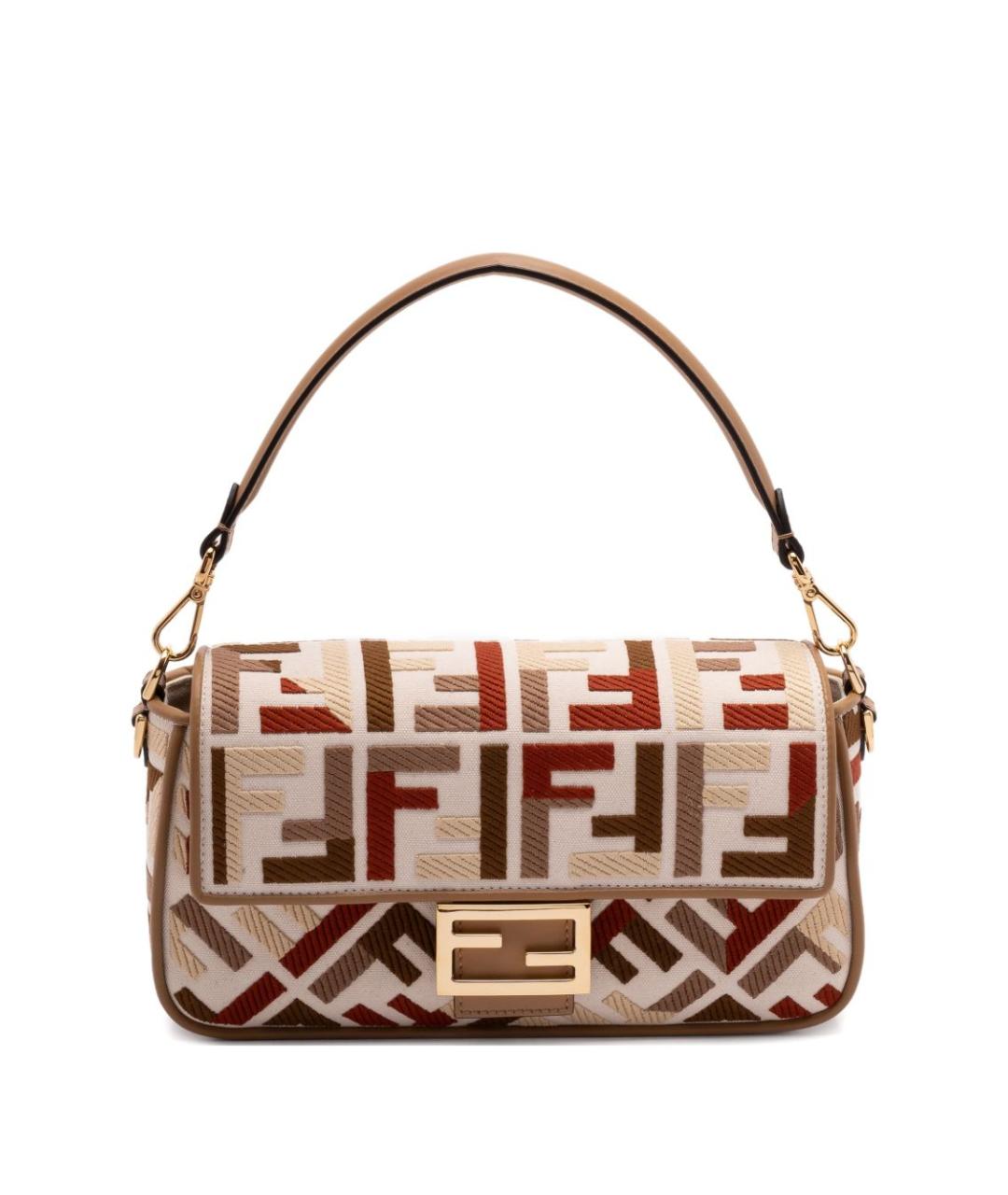 FENDI Мульти жаккардовая сумка через плечо, фото 1