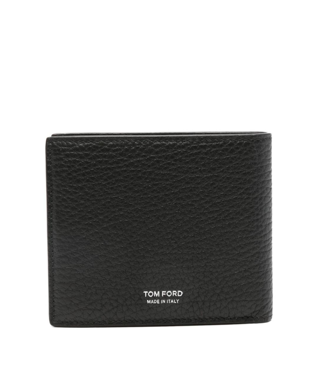 TOM FORD Черный кожаный кошелек, фото 3