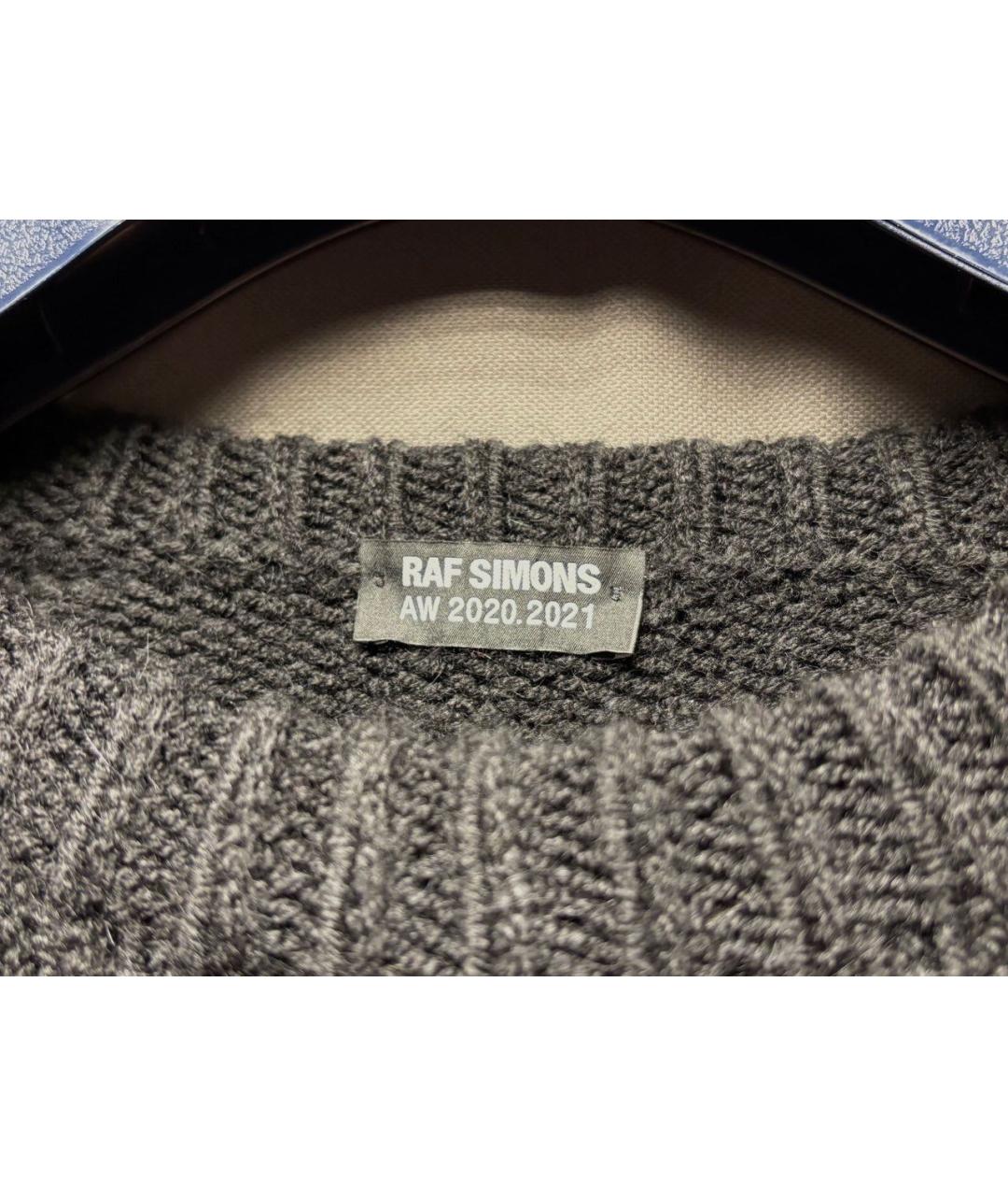 RAF SIMONS Черный шерстяной джемпер / свитер, фото 5