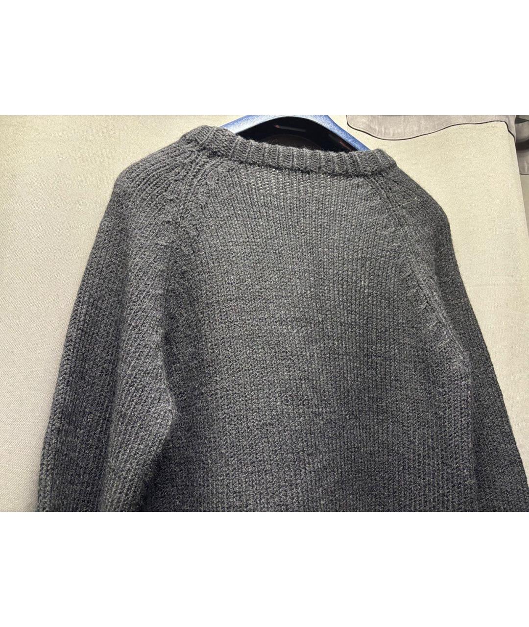 RAF SIMONS Черный шерстяной джемпер / свитер, фото 4